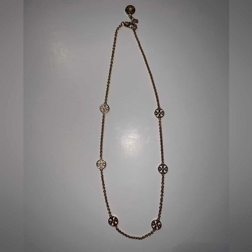 Tory Burch Delicate logo necklace